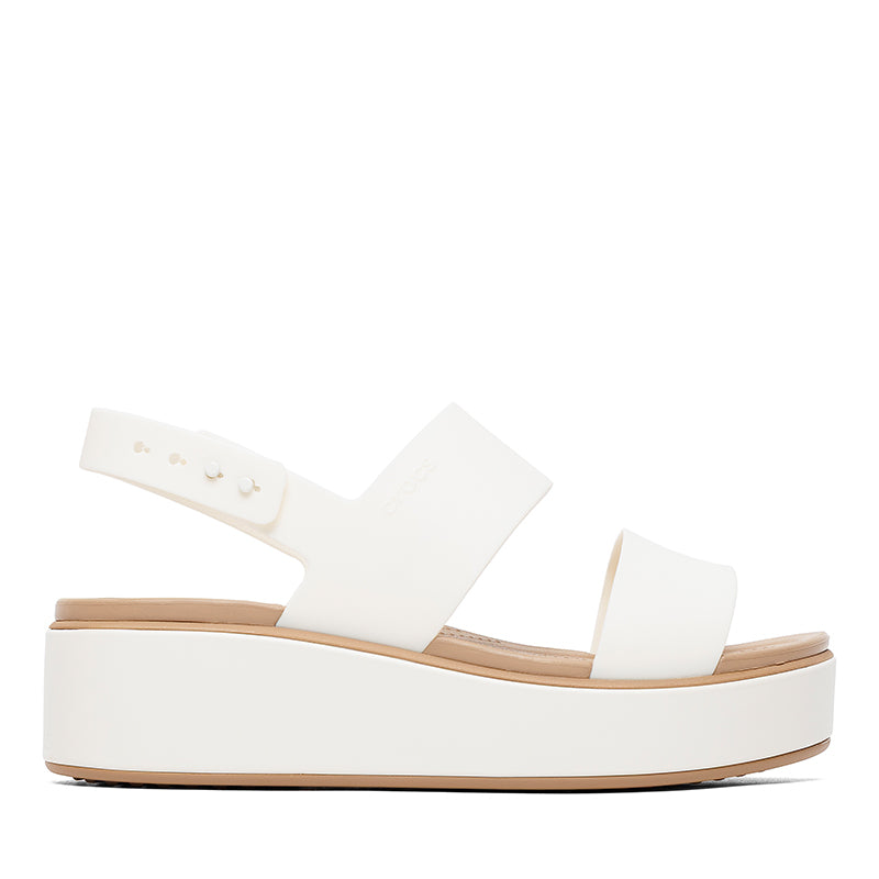 ロクロ BROOKLYN LOW WRAP WEDGE CROCS SPORT SANDALS - Available at RUBINO