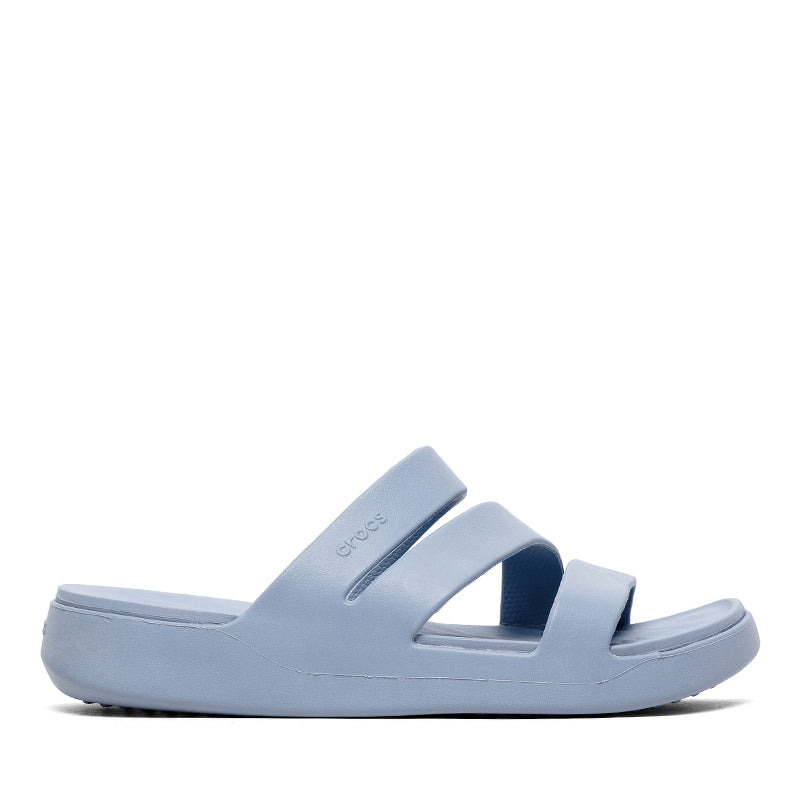 Crocs Sandal Crocs CL Women Cross Strap Chalk Shoe Box Online Store