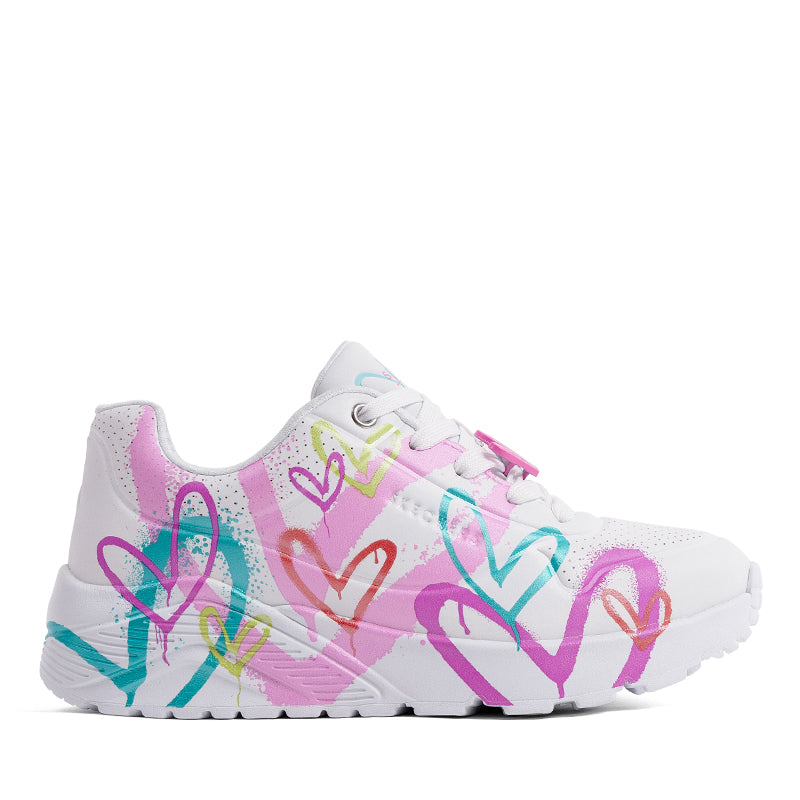 UNO LITE HEARTS SKECHERS CASUAL SHOES - Available at RUBINO