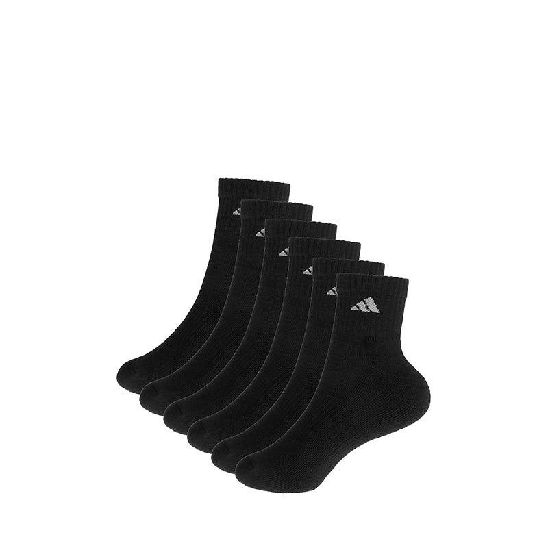 ADIDAS-CUSHIONED 6PK QUARTER M - available at RUBINO  