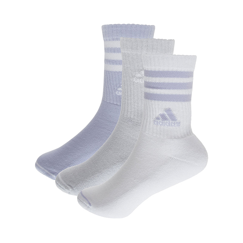 ADIDAS-WOMEN CUSHIONED 3S 3PK CREW - available at RUBINO  