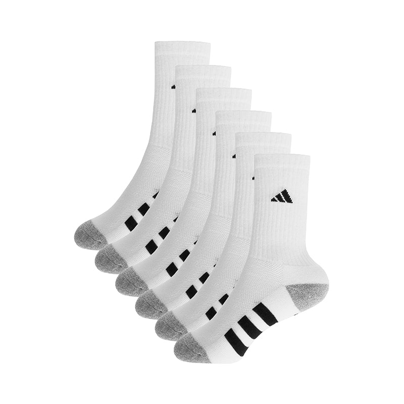 ADIDAS-YOUTH CUSHIONED 6-PACK CREW - available at RUBINO