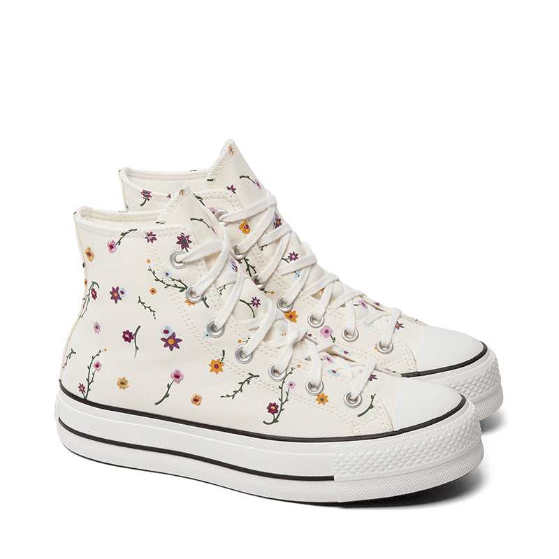 CONVERSE-CTAS LIFT FLORAL 25.3 HI W - available at RUBINO  