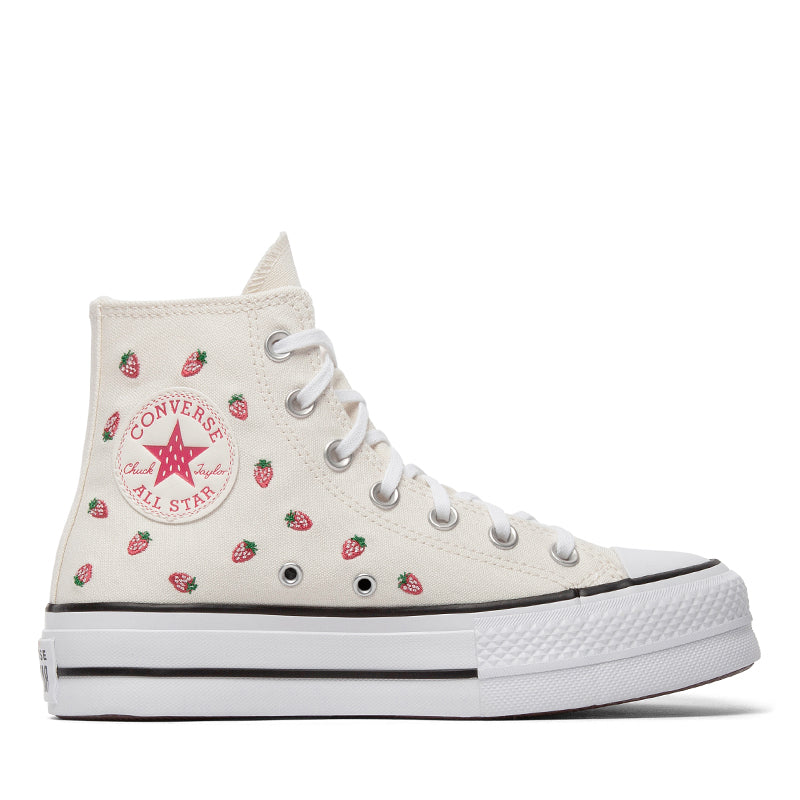 CONVERSE-CTAS LIFT HI STRAWBERRIES 25.1 W - available at RUBINO  