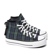 CONVERSE-CTAS LIFT PLAID 25.3 HI W - available at RUBINO  