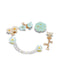 CROCS-BLUE DAINTY FLORAL - available at RUBINO  