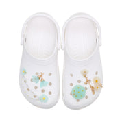 CROCS-BLUE DAINTY FLORAL - available at RUBINO  