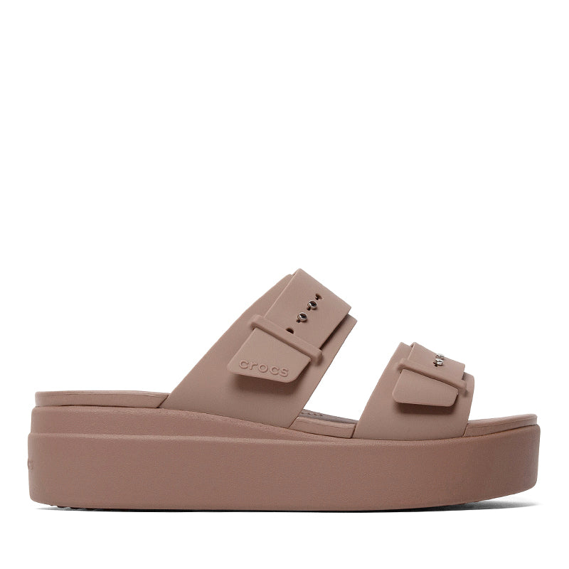 CROCS-BROOKLYN BUCKLE LOW WEDGE - available at RUBINO  