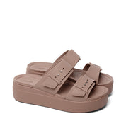 CROCS-BROOKLYN BUCKLE LOW WEDGE - available at RUBINO  