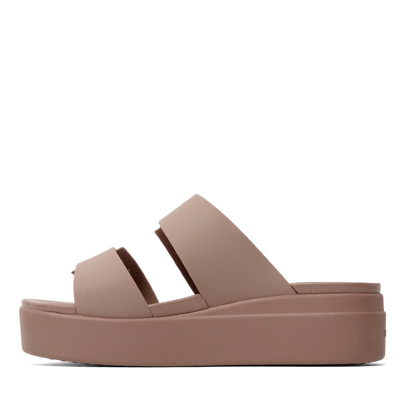 CROCS-BROOKLYN BUCKLE LOW WEDGE - available at RUBINO  