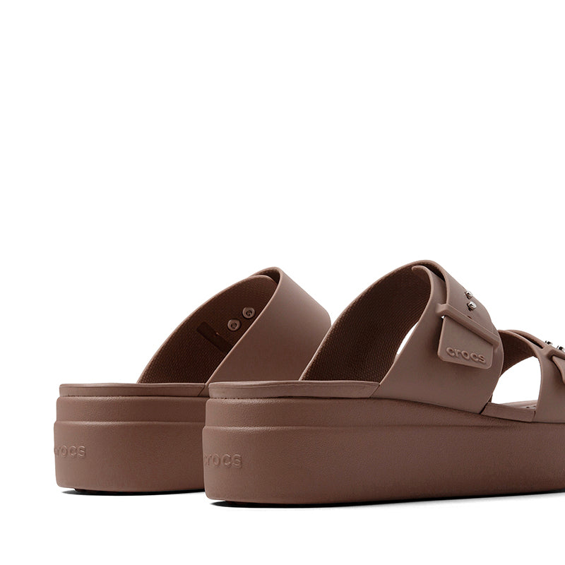 CROCS-BROOKLYN BUCKLE LOW WEDGE - available at RUBINO  