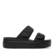CROCS-BROOKLYN BUCKLE LOW WEDGE - available at RUBINO  