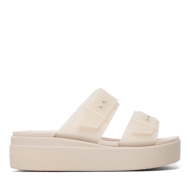 CROCS-BROOKLYN BUCKLE LOW WEDGE - available at RUBINO  