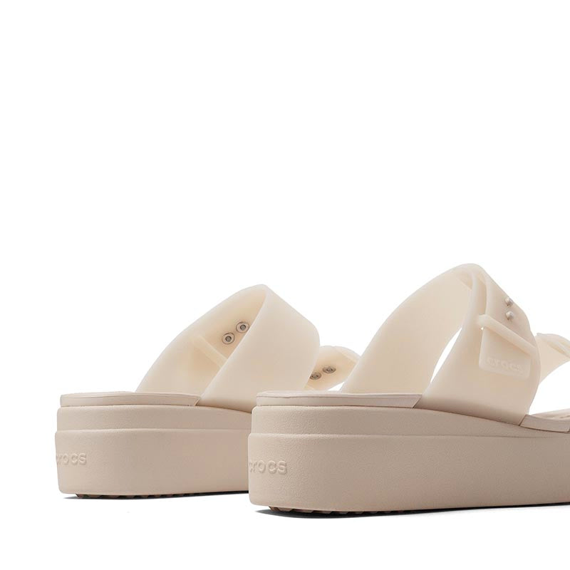 CROCS-BROOKLYN BUCKLE LOW WEDGE - available at RUBINO  