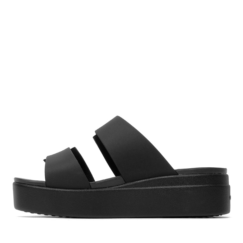 CROCS-BROOKLYN BUCKLE LOW WEDGE - available at RUBINO  