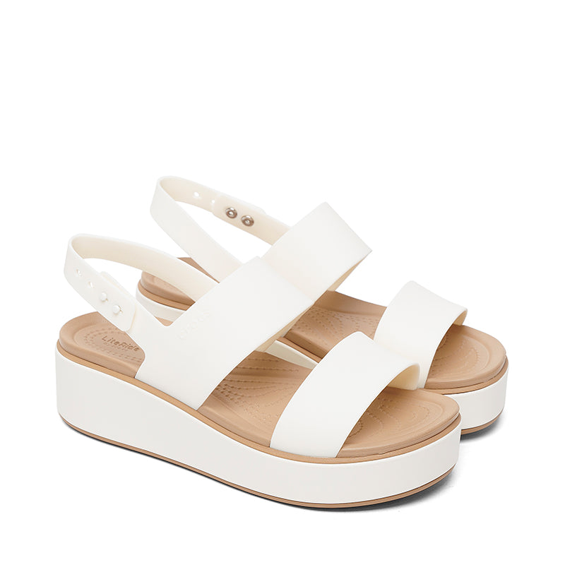 CROCS-BROOKLYN LOW WRAP WEDGE - available at RUBINO  