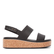 CROCS-BROOKLYN STRAP CORK WEDGE - available at RUBINO  