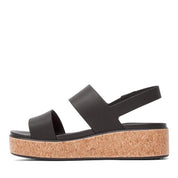CROCS-BROOKLYN STRAP CORK WEDGE - available at RUBINO  