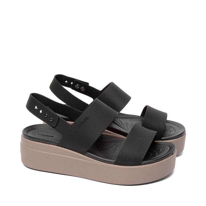 CROCS-BROOKLYN STRAP WEDGE - available at RUBINO  