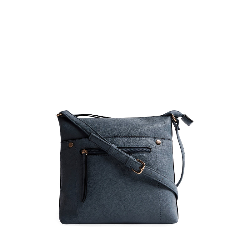K&K-FRONT ZIP CROSSBODY - available at RUBINO  