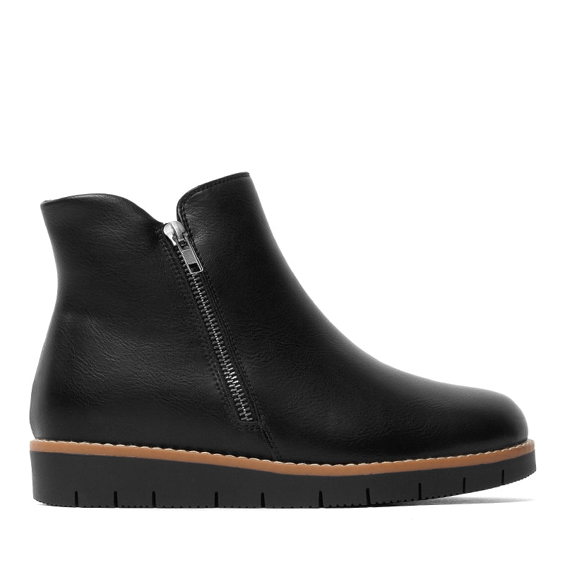 KELLY & KATIE-GRACIE WIDE WEDGE BOOTIE - available at RUBINO  