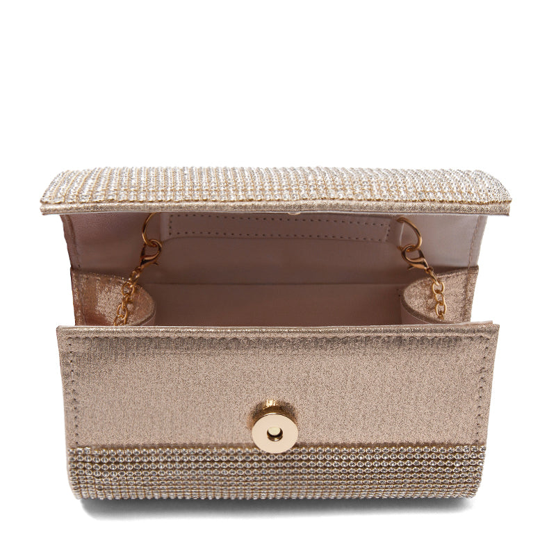 KELLY & KATIE-K&K RHINESTONE CLUTCH - available at RUBINO  