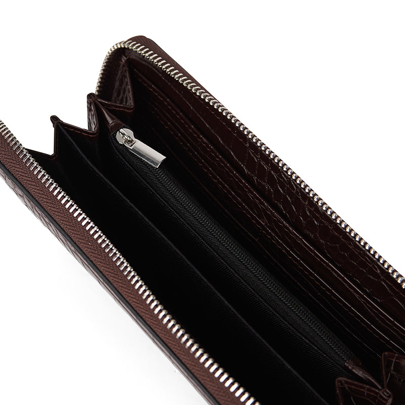 LAMBERT-MELI CROC WALLET - available at RUBINO  