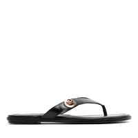 ERIN THONG - BLACK / 6.5 / WOMEN - MICHAEL KORS