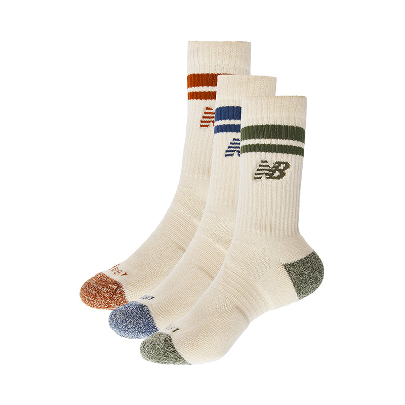 NEW BALANCE-ACTIVE LIFESTYLE CREW 3PK - available at RUBINO  