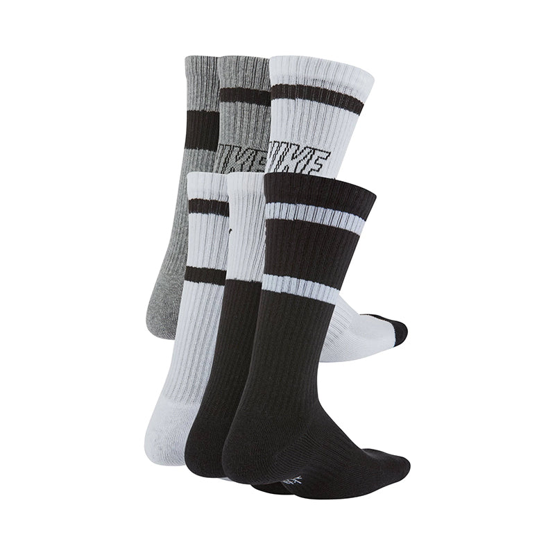 NIKE-EVERYDAY 6-PACK CREW K - available at RUBINO  