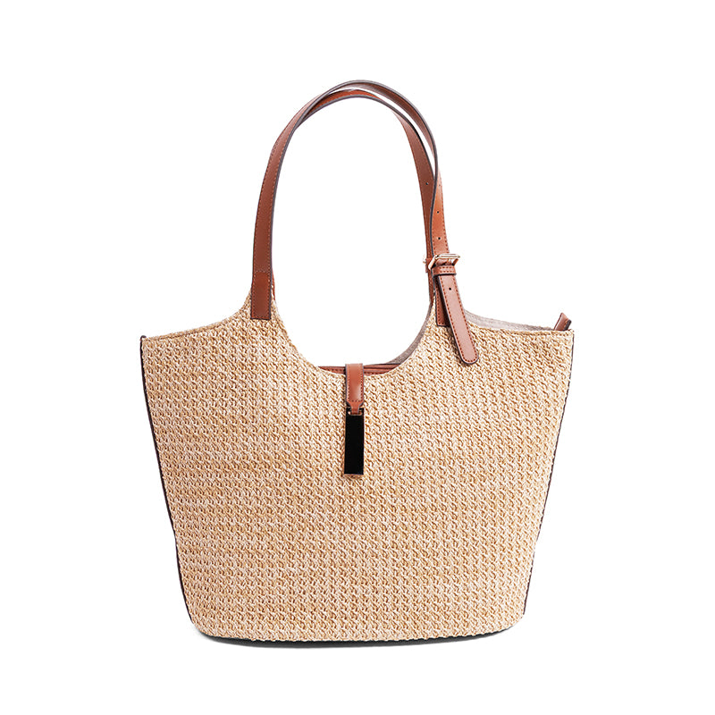 RUBINO-RAFFIA SHOULDER BAG - available at RUBINO  