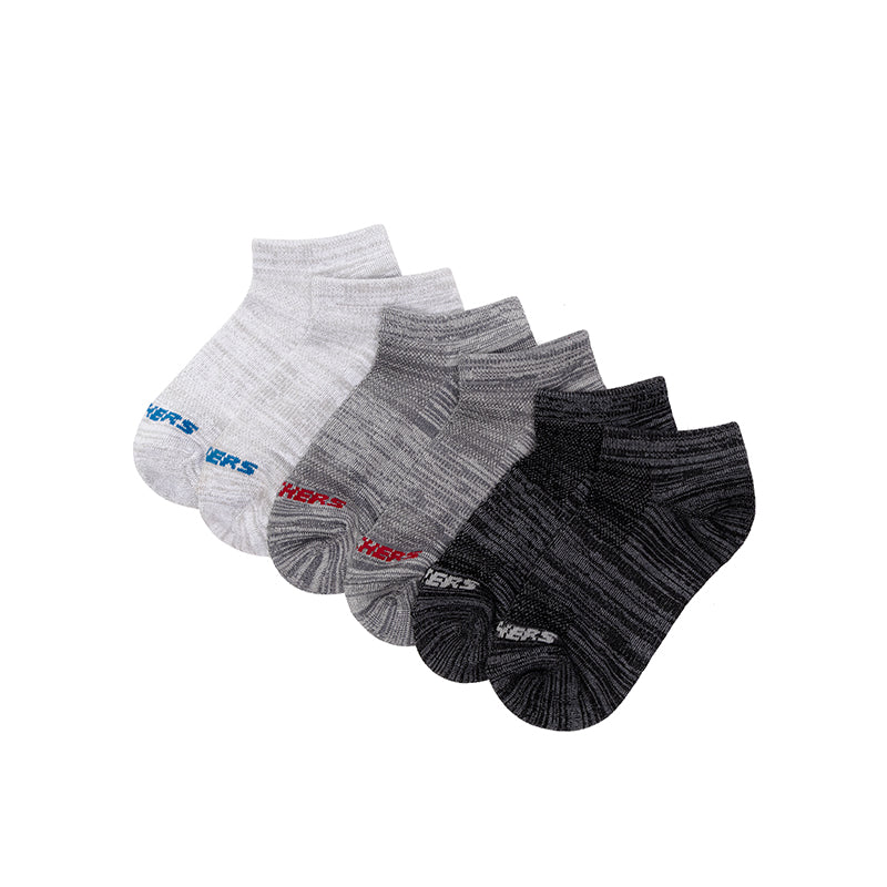SKECHERS-POLYTAM LOW CUT 6PK K - available at RUBINO  