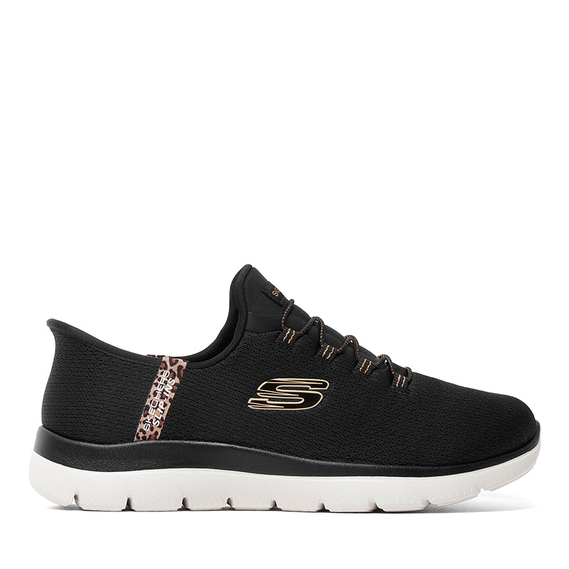 SKECHERS-SLIP INS SUMMITS LEOPARD WIDE - available at RUBINO  