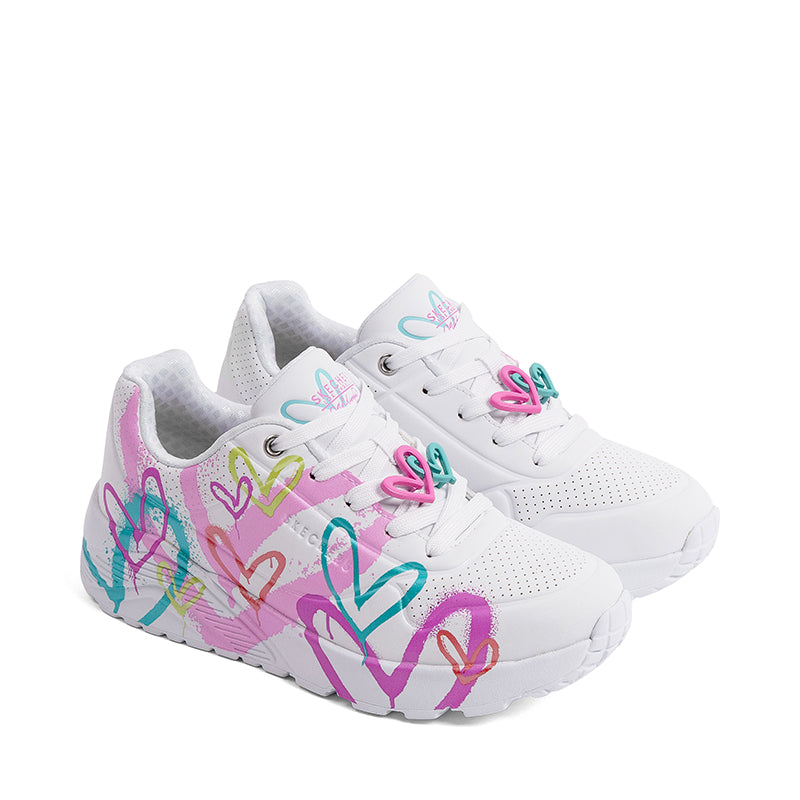 SKECHERS-UNO LITE HEARTS - available at RUBINO  