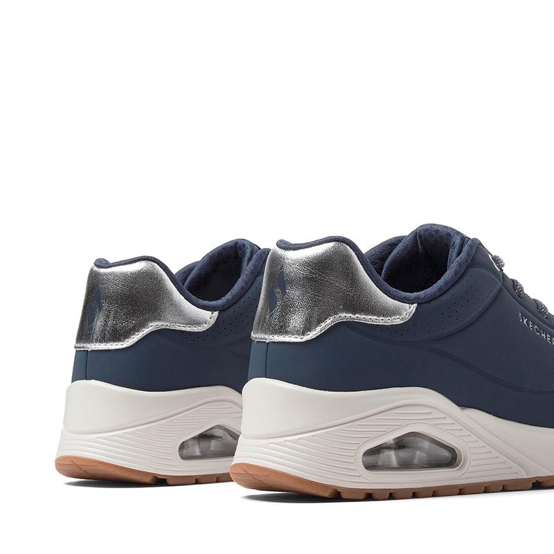 SKECHERS-UNO SHIMMER AWAY SLIP - available at RUBINO  