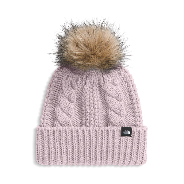The North Face Oh Mega Fur Pom Beanie Lilac Sky Winter Luxury Cabin Cozy Core Women main image 2