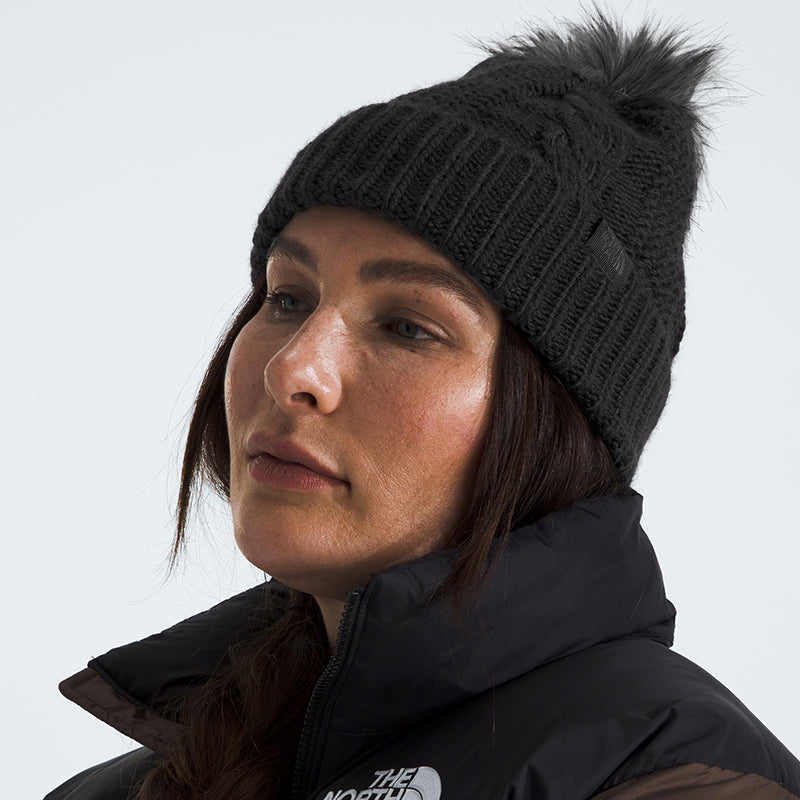 THE NORTH FACE-OH MEGA FUR POM BEANIE W - available at RUBINO  