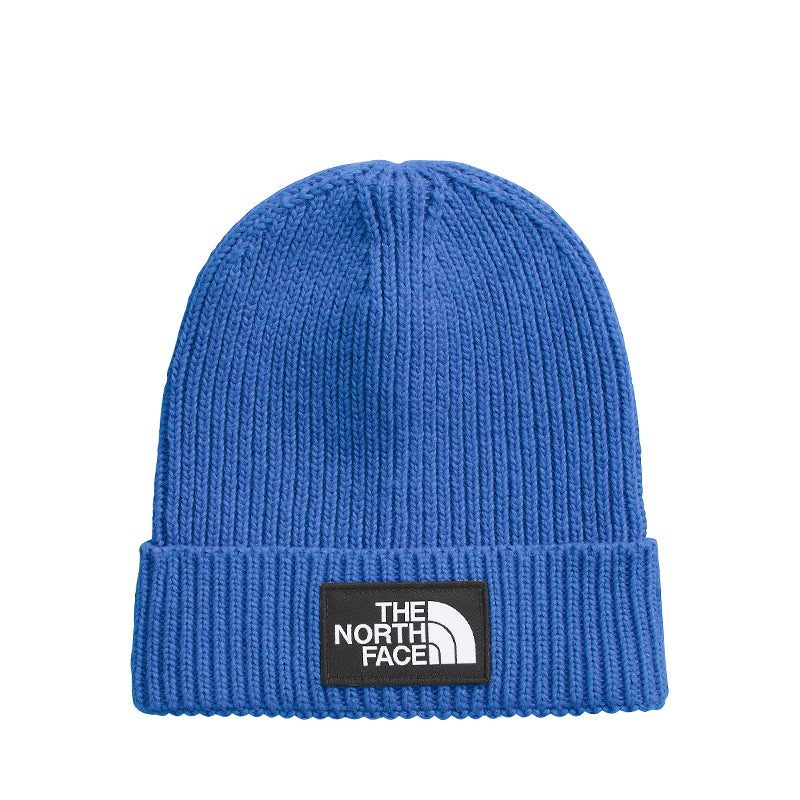 THE NORTH FACE-TNF LOGO BOX CUFFED BEANIE K - available at RUBINO  